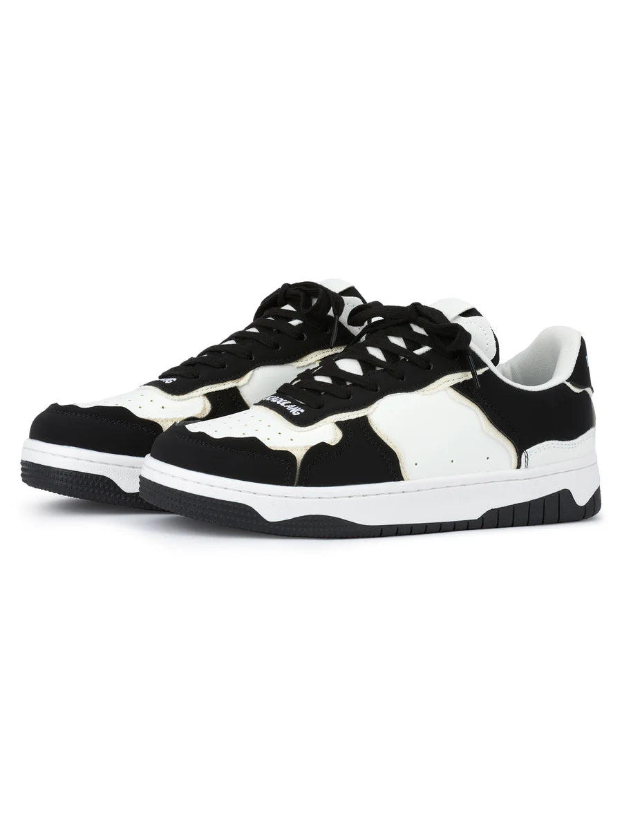 High Street Black And White Board Casual Shoes -1554